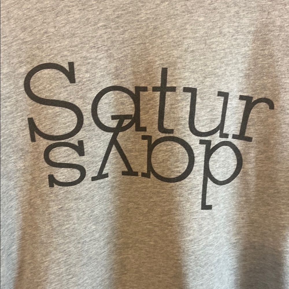 Saturdays New York City Gray Short Sleeve Tee - Picture 3 of 4